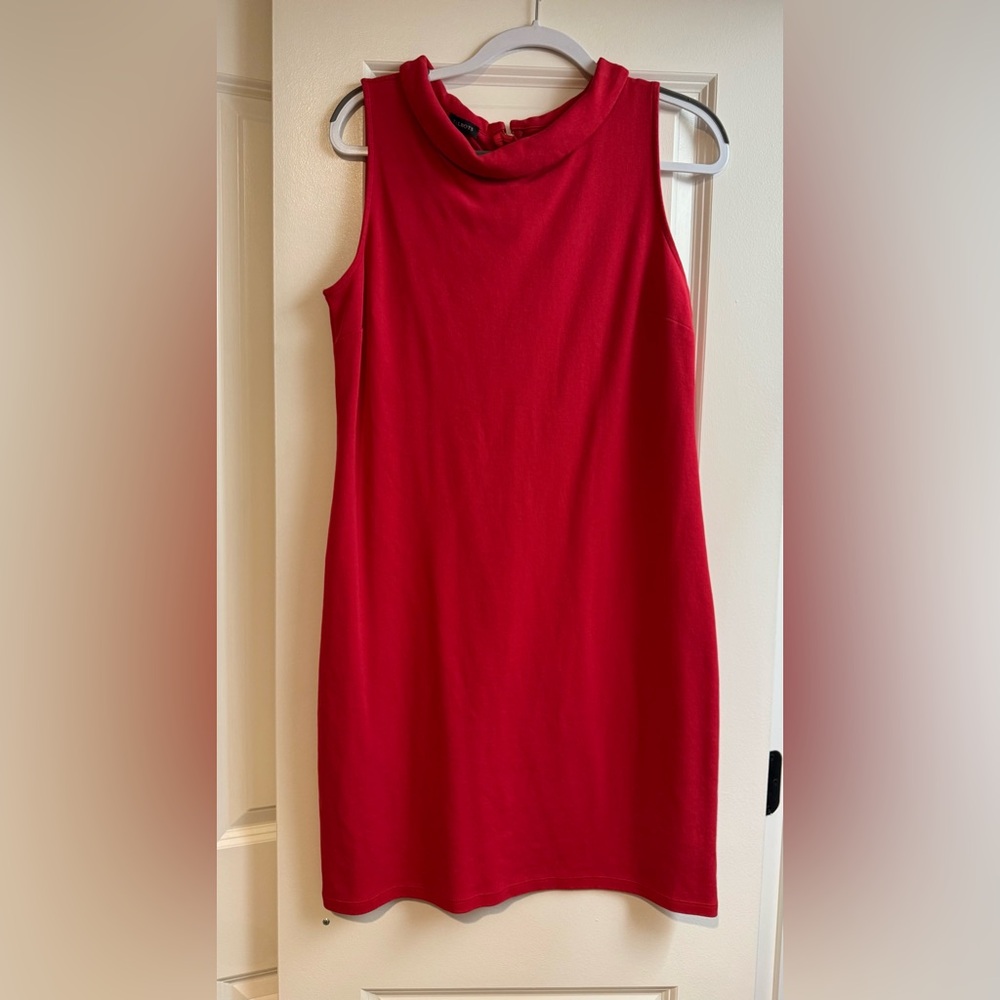 Classic Red Audrey Sleeveless Women's Dress